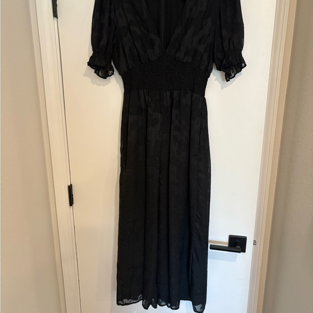 Hutch Black Cropped Jumpsuit